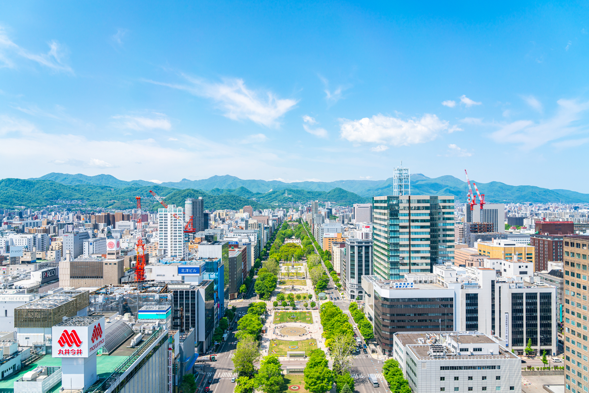 札幌の街並み
